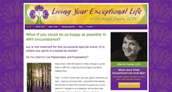 Desktop Screenshot of livingyourexceptionallife.com